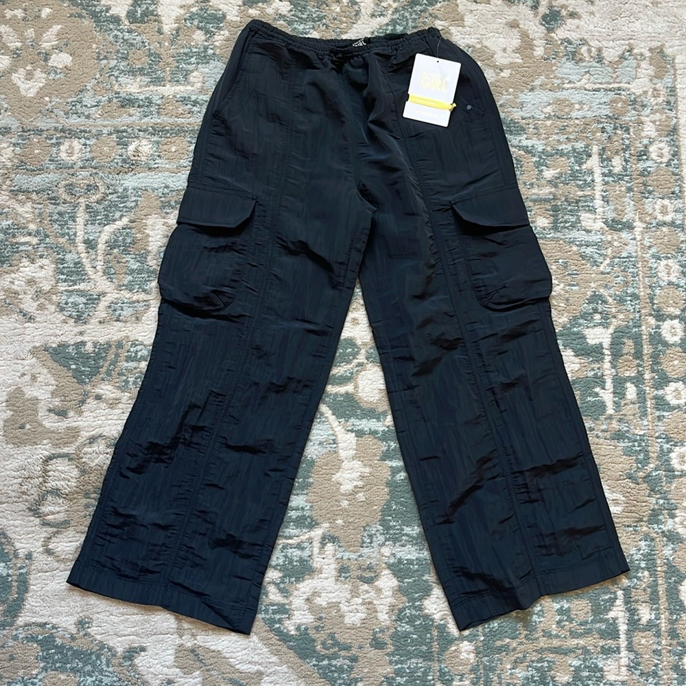 Athleta Girls Woven Cargo Wide Leg Pant